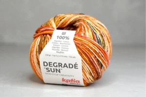 50 g DEGRADÉ SUN KATIA algodón degradado 56 hilo de algodón multicolor vegano - Imagen 1 de 7