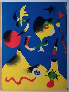 Miró, Joan - Léger, Fernand - Una litografía de cada artista - Verve - (1937) - Imagen 1 de 3