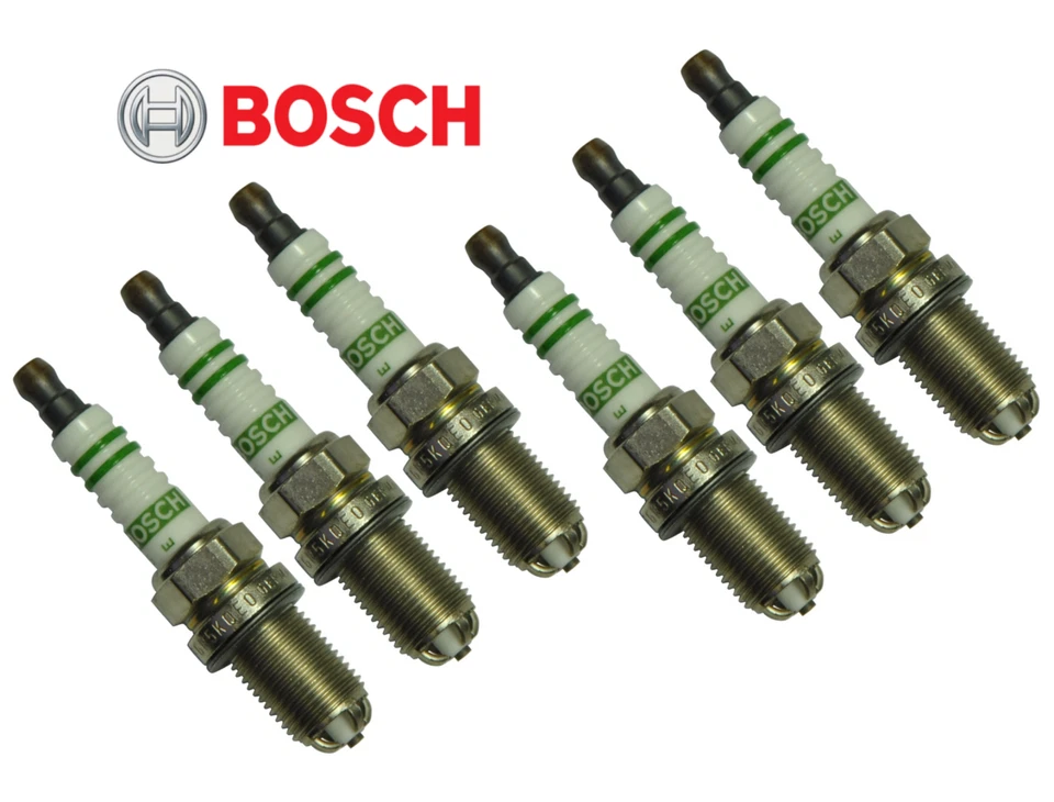 Bujía (6 piezas) Bosch OEM para Porsche 911 Boxster Cayman 2002-2008 Foto 1 de 2