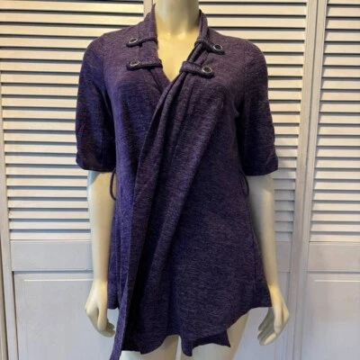 Cárdigan HeartSoul para mujer talla 1X púrpura Foto 1 de 4