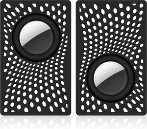 2 Pack Airtag Holder for Wallet Slim Thin Card Case Holder for Passport Air Tag - Picture 1 of 7