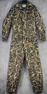 Monterey Club Coverall Mens Medium Camouflage Outdoor Hunting Made USA Vintage - Image 1 of 4