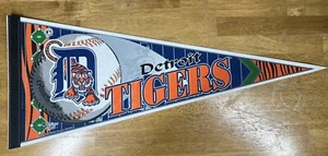 VTG Detroit Tigers Wincraft Pennant 12” x 30” Full Size Made In USA Edition #1 - Picture 1 of 2