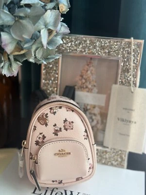 тренер мини суда рюкзак сумка подвеска в подпись холст с цветочным принтом новый с Ярлыками - Изображение 1 из 4