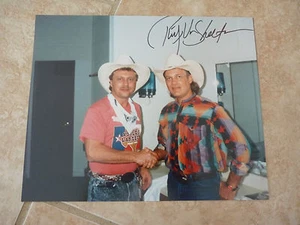 Foto promocional firmada de música country sincera de Ricky Van Shelton 8x10 - Imagen 1 de 1