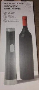 Sharper Image Automatic Wine Bottle Opener Battery Operated Bonus Foil Cutter - Picture 1 of 3