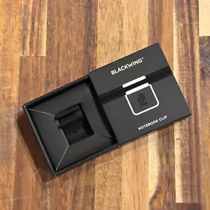 (1) Blackwing Aluminium Notebook Clip - MATTSCHWARZ - Bild 1 von 5