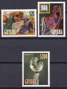 Gyuana KUNST Picasso Maler komplette Satz sehr schön Postfrisch. - Foto 1 di 1