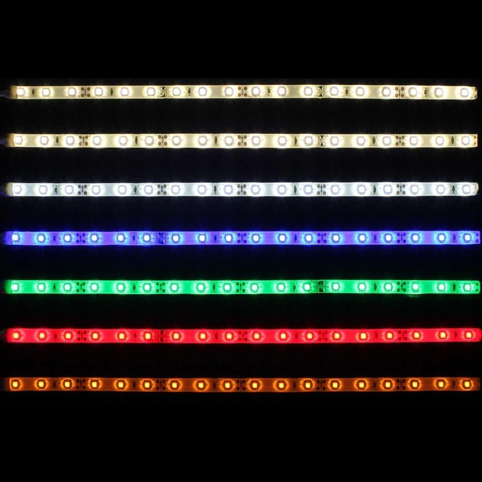 0,5m (50cm) LED Streifen Band Leiste 12V IP65 30LEDs 60LED/m SMD3528 - Bild 1 von 1