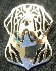 SAINT ST BERNARD Dog PIN Silver tone ~ Dog Lover - Picture 1 of 2