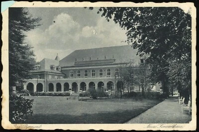 Germany Bad Pyrmont New Concert Hall 1936 Photo Postal Card to Szczecin Poland - Image 1 of 2
