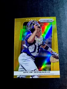 2013 Panini Prizm Prizms Gold Refractor /10 Wilin Rosario - Picture 1 of 2