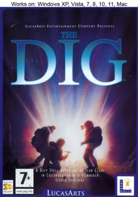 The Dig PC Mac Game 1995 LucasArts Windows 10 11 - Image 1 of 2