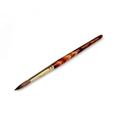 Escova de unhas de acrílico Medicool Kolinsky - Tamanho #12 redonda - Imagem 1 de 2