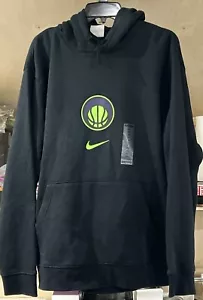 Sudadera con capucha negra Nike NBA baloncesto para hombre XXL - Imagen 1 de 5