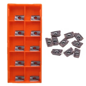 10 Stück AOMT123608PEER-M BP1125 AOMT Wendeschneidplatte Hartmetallfräser Einsatz - Bild 1 von 1