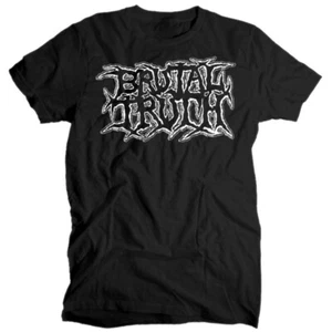 Brutal Truth LOGO T shirt BLACK extreme metal band Grind Core - Picture 1 of 2