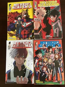 My Hero Academia Manga Book Lot Volumes 1, 2, 4 & 5 Kohei Horikoshi - Picture 1 of 1