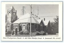 1994 Exterior View First Presbyterian Church Savannah Missouri Vintage Postcard