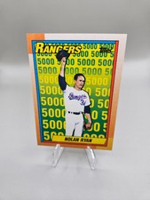 1990 Topps Nolan Ryan card #5 Texas Rangers