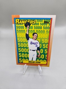 1990 Topps Nolan Ryan card #5 Texas Rangers
