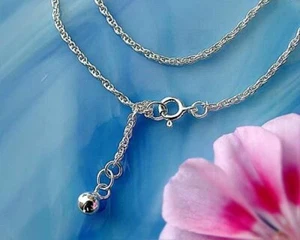 Fußkettchen Silber 925 Kordelkette Kugel 24,5 cm echt Sterlingsilber fr98 - Bild 1 von 1