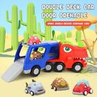 Electric Spray Dinosaur Double-decker Transport Car Toy Toddler Set Gift✨b F2G7
