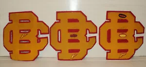 Vintage College University College Jacke Patch Buchstaben Leichtathletik - Bild 1 von 8
