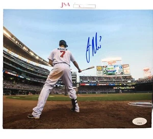 Joe Mauer Signed Autographed 8x10 Glossy Photo Minnesota Twins Baseball JSA COA - Picture 1 of 6