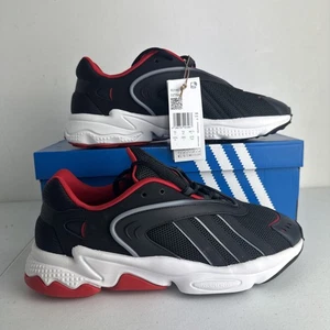 Adidas Oztral Herren schwarz Größe 10 Turnschuhe schwarz rot - Bild 1 von 5