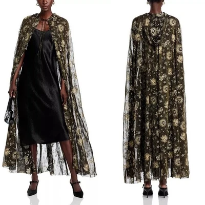 New AQUA x Wicked Mesh Hood Cloak Halloween Size L/XL - Image 1 of 4