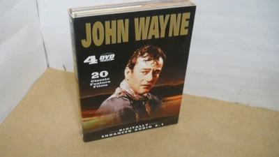 JOHN WAYNE 20 CLASSIC FEATURE FILMS (4 DVD BOX SET)  no Issues, Ships Boxed - Image 1 of 2