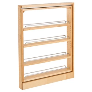 Rev-A-Shelf 3" Pullout Base Filler Cabinet Rack w/ Soft-close, 432-BFBBSC-3C - Picture 1 of 10