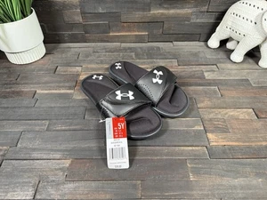 Under Armour Ignite VI Pantoletten Strand Pool UA schwarz Jungen Jugend 3022728-001 Größe 5Y - Bild 1 von 1