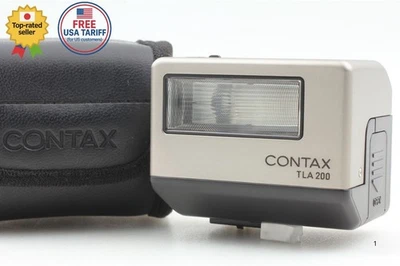 Tested [MINT w/ Case] Contax TLA200 Shoe Mount Flash For G1 G2 Camera from JAPAN - image 1 of 4