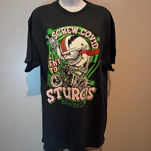 NEU SELTEN Screw Covid I go Sturgis 2020 Motorrad Rallye T-Shirt Large L ~ 3 verfügbar - Bild 1 von 11