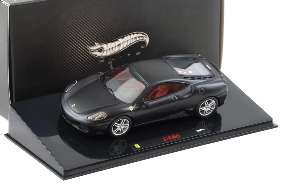 Hot Wheels - Ferrari F430 Nero opaco 1/43