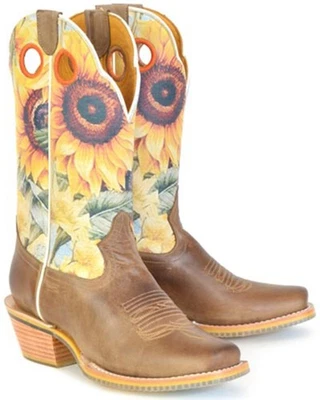 Женские сапоги вестерн Tin Haul Follow The Sun Performance квадратный носок - - Изображение 1 из 2