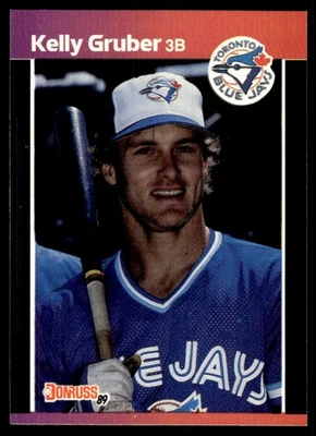 1989 Donruss Kelly Gruber Toronto Blue Jays #113 18122 - Image 1 of 2