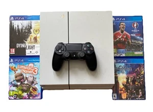 SONY PS4 WHITE CONSOLE BUNDLE Kingdom Hearts Sony PS4 Controller FIRMWARE 10.70 - Picture 1 of 21