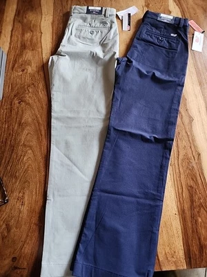 Lot Of 2 Vineyard Vines Boys Performance Breaker Pant 12 Grey Blue New - Image 1 of 4