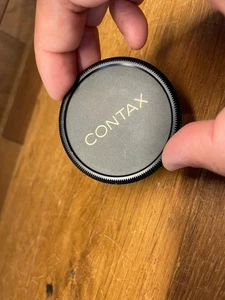 *Near Mint* Contax Genuine 55mm Screw in Metal Lens Cap Model K-53 From Japan - Picture 1 of 9