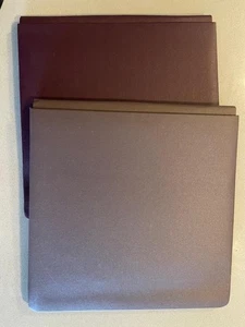 2 NEUE Creative Memories 12x12 FOTOALBEN - 1 ist BRAUN und andere ist Pflaume - Bild 1 von 3