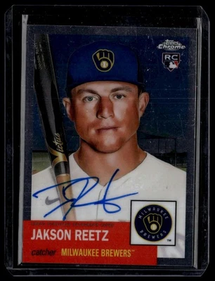 2022 Topps Chrome Platinum Anniversary #CPA-JRE Jakson Reetz Autographs - Image 1 of 2