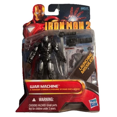 Hasbro 3.75” Iron Man 2 Movie Series #12 War Machine 2010 Action Figure H4 - image 1 of 4