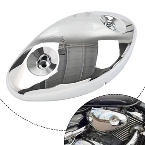 Cubierta de filtro de aire para Suzuki Boulevard C50 Intruder VL800 2001-2008 cromada - Imagen 1 de 8