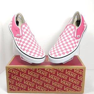Vans Checkerboard klassische Slipper fuchsia pink/true white Junior Größe 7 Damen 8,5 - Bild 1 von 19