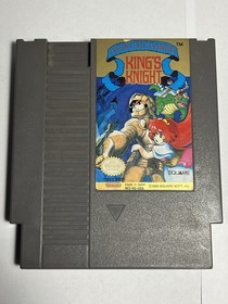 King&rsquo;s Knight Cartridge, Nintendo NES 1989, Pre-owned, Good  condition, Tested
