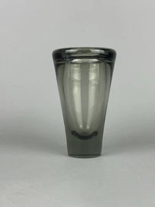 60s70s Holmegaard Umanak Glasvase Vase Danish Design Rauchglas Vintage - Bild 1 von 8