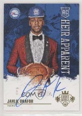 2015-16 Panini Court Kings Heir Apparent Jahlil Okafor #HA-JAO Rookie Auto RC - Image 1 of 2